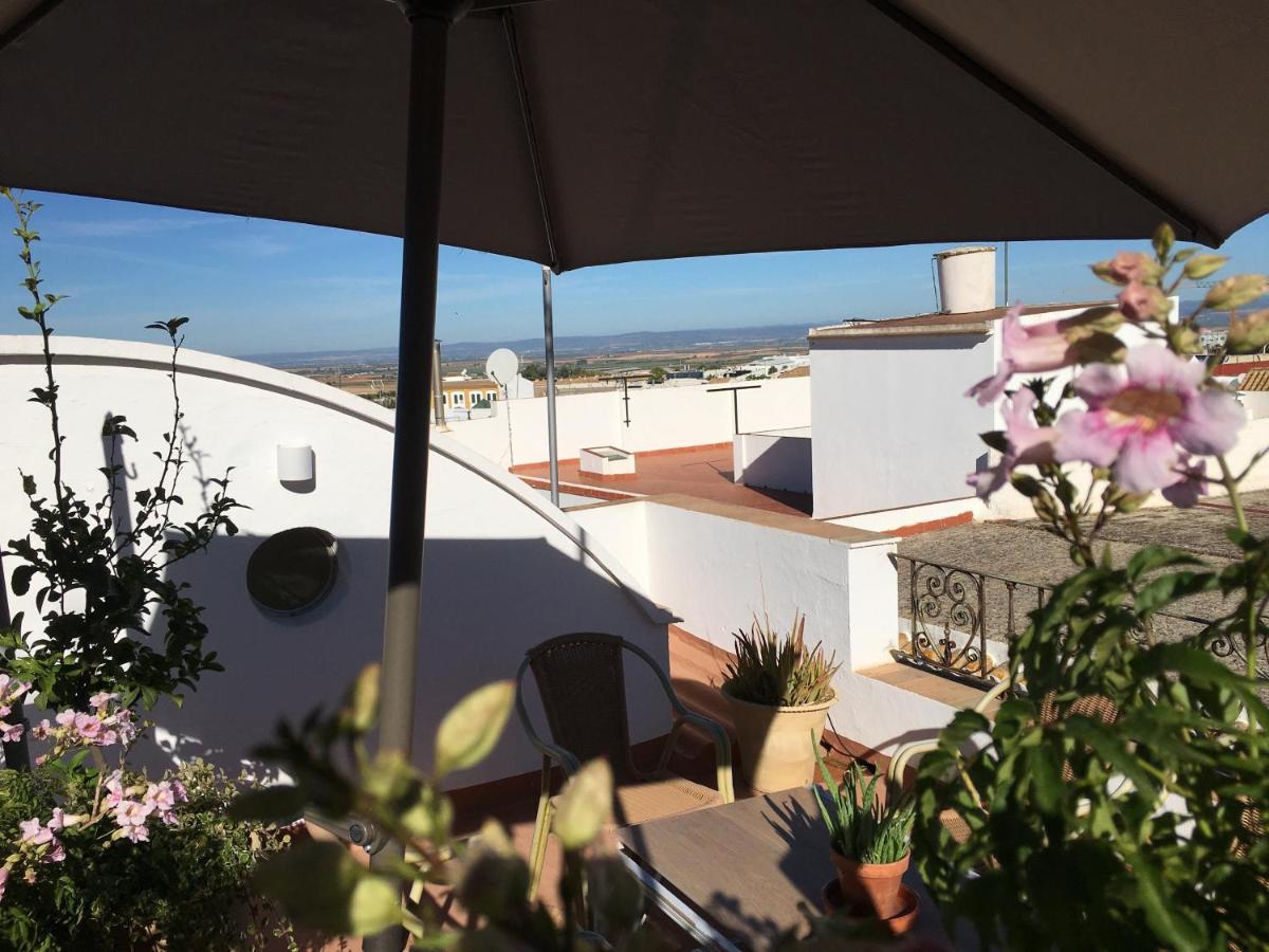Casa Leon Blanco Carmona Reformada Centrica Con Chimenea Y Terraza Con Vistas 빌라 외부 사진