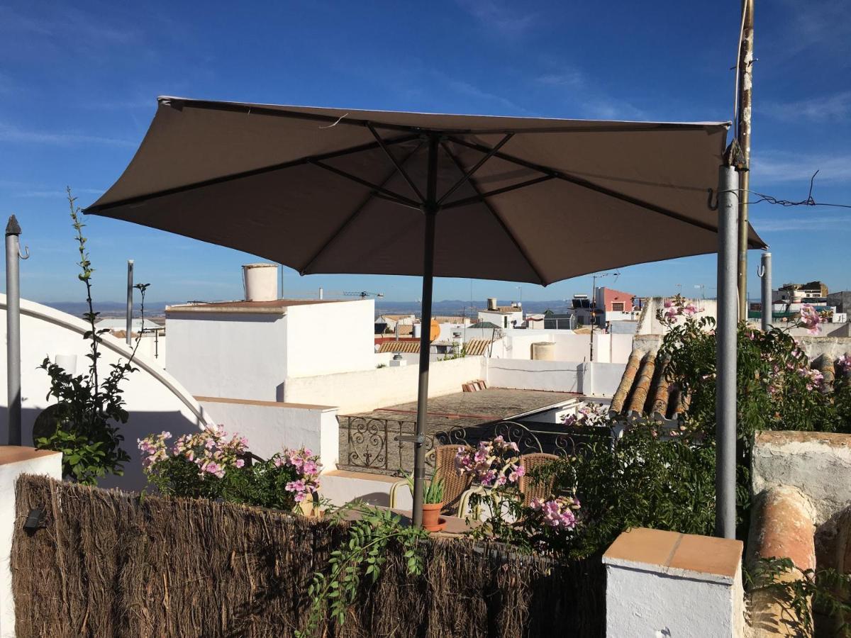 Casa Leon Blanco Carmona Reformada Centrica Con Chimenea Y Terraza Con Vistas 빌라 외부 사진